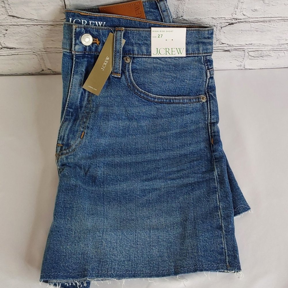 'J.CREW' RAW~EDGE DENIM SHORTS